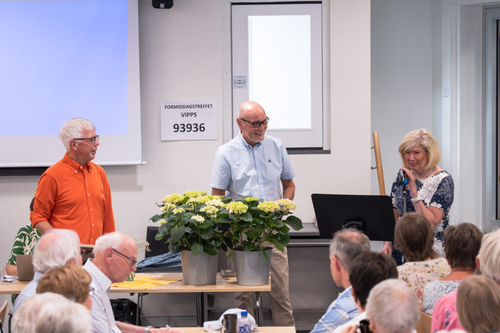 Det var de tre som har utgjort prosjektledelsen som fikk Frivillighetsprisen, Rune Blomhoff, Anders Isnes og Trine Skjørshammer